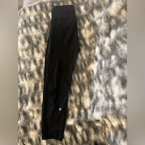 TIME TO SWEAT CROP 23" size 6, black